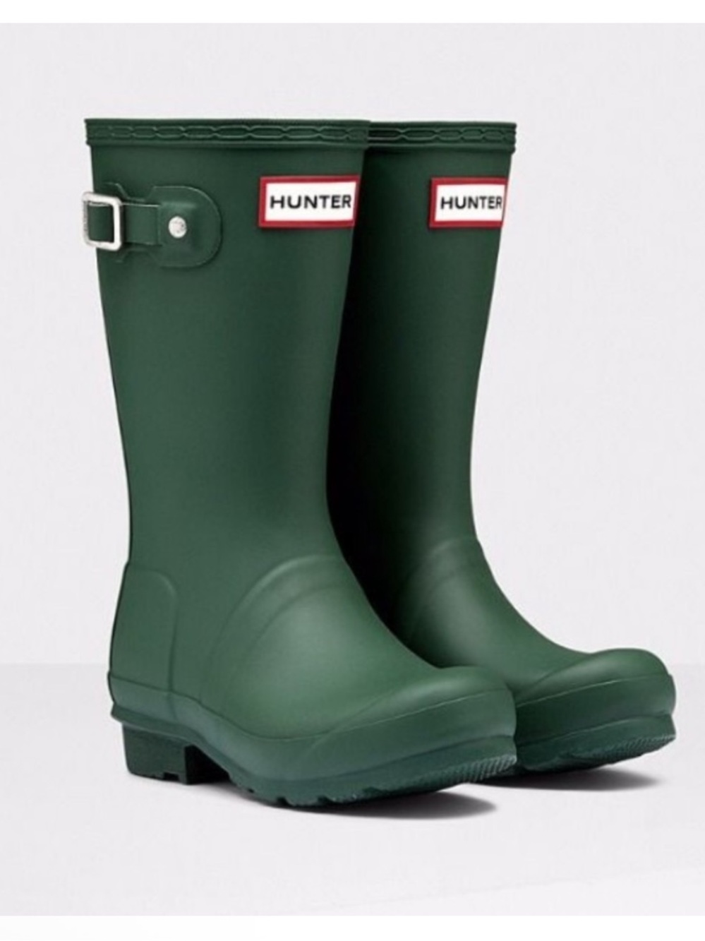 Hunter Original Kids Boots Hunter Green EU 34 Unisex Girls 4 Boys 3